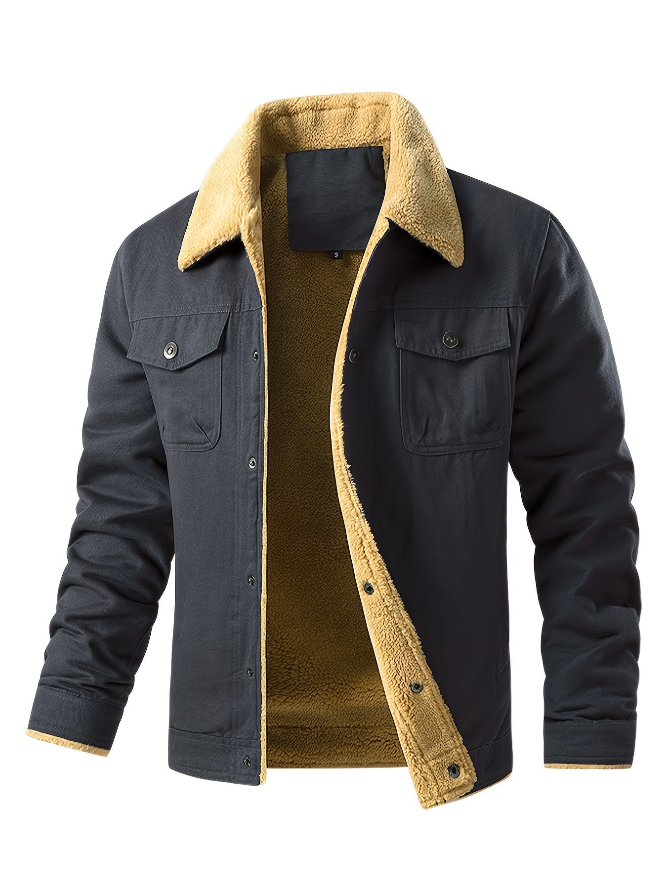 WW | Men's Hooded Winter Jacket - Ideal for Outdoor Winter Activities