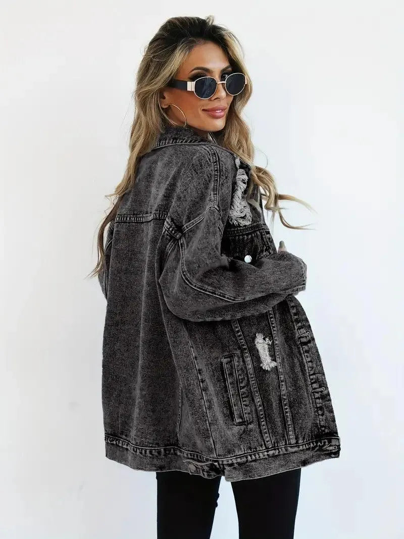 WW | Oversized Denim Jacket for Women