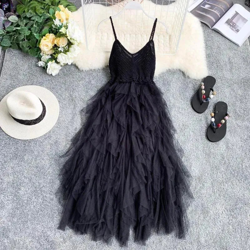 WW | Kleid aus Netzschlaufe