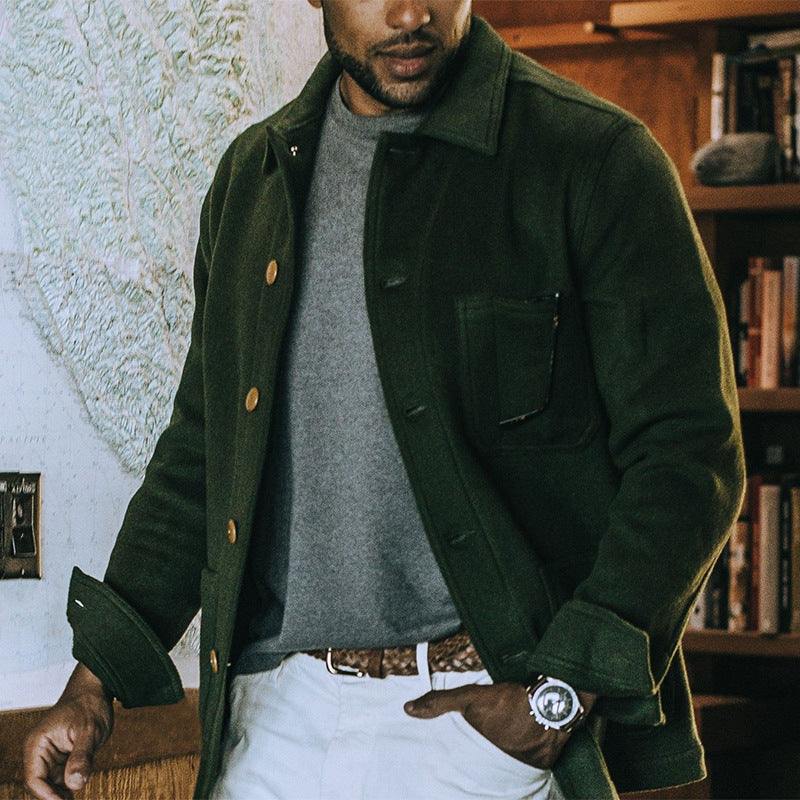 WW | Herren Mid-Length Wintermantel