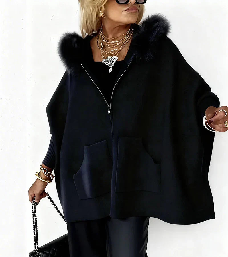 WW | Casual Hooded Jacket with Luxurious Fur Collar