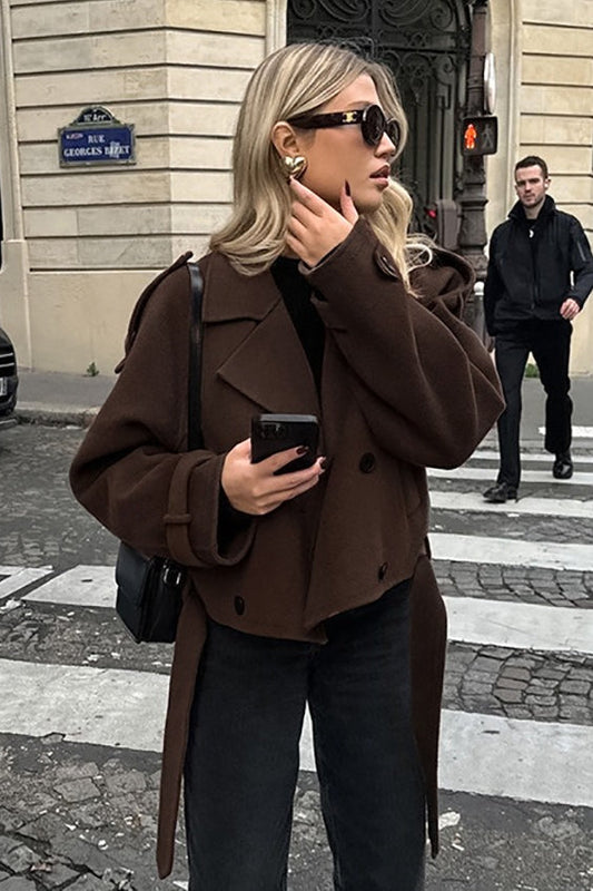WW | Wool blend double-breasted jacket
