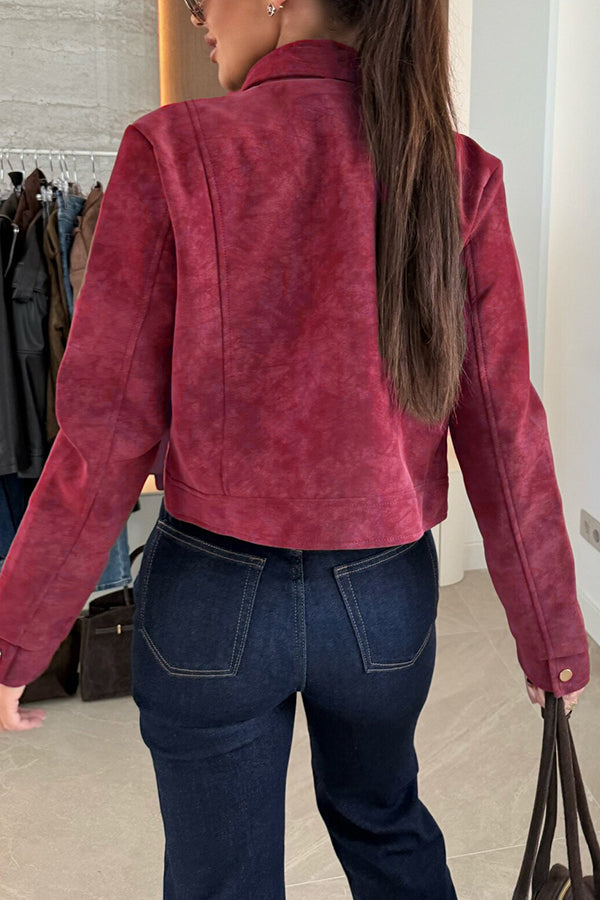 WW | Stylish long-sleeved casual jacket with buttons