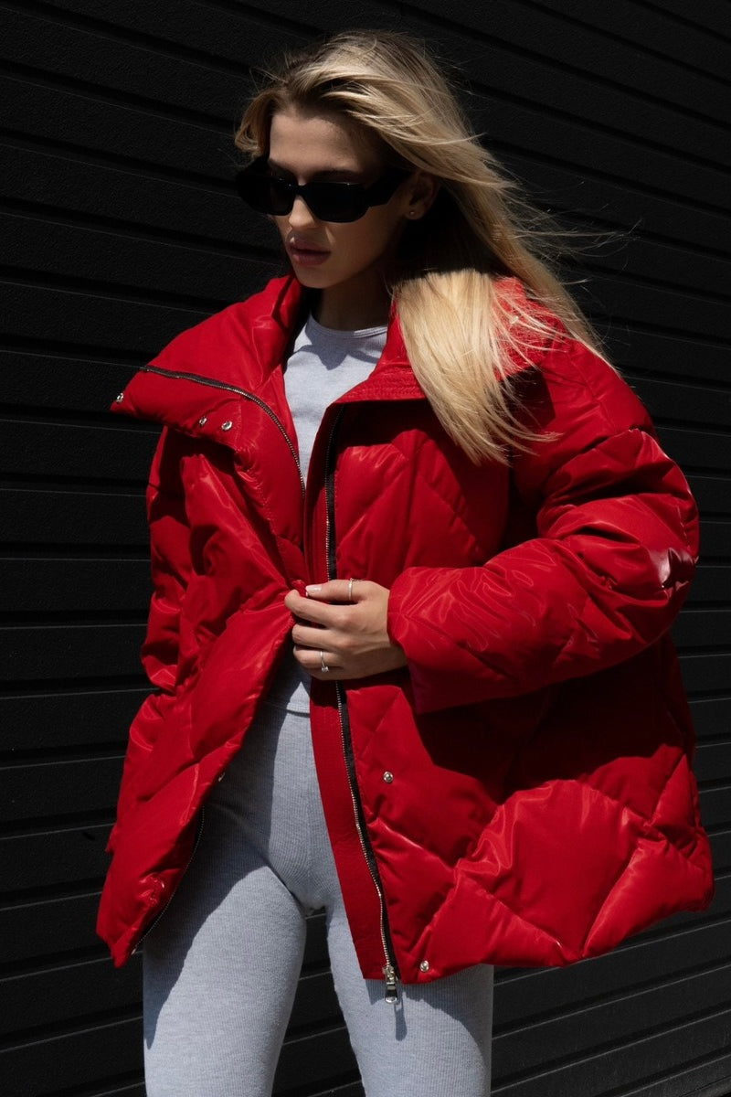 WW | Passform gesteppte Baumwolljacke