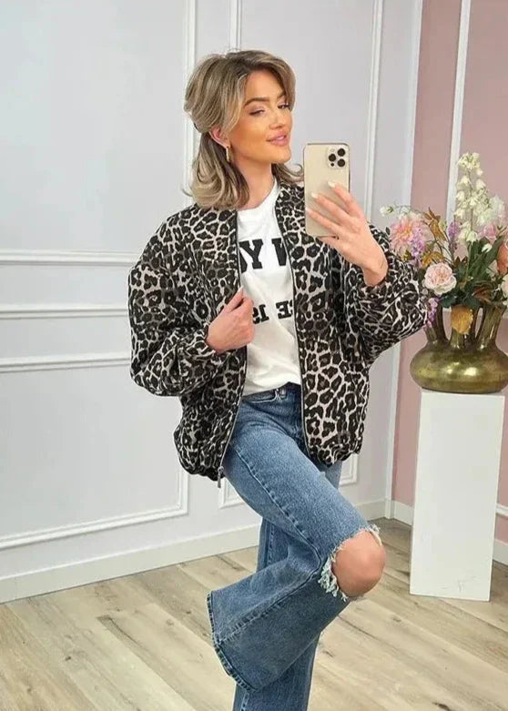 WW | Leoparden Bomberjacke