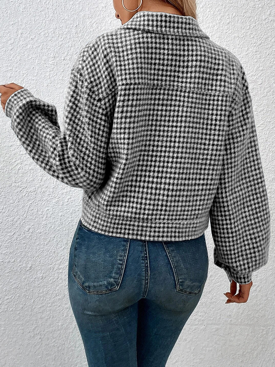 WW | Knopfverschluss Shacket - Trendy Oversized Fit - Weicher Polyester-Mix - Casual Layering