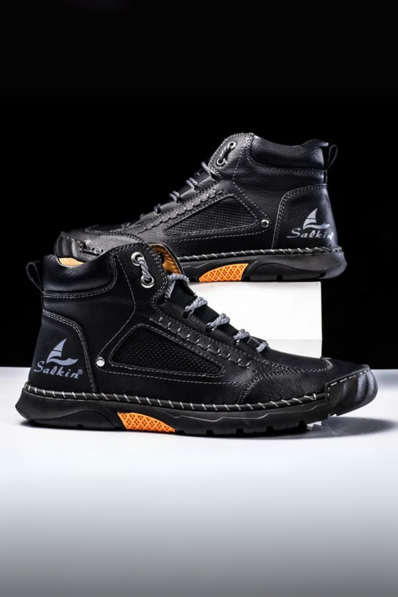 Moriarty | Leather High Top Shoes