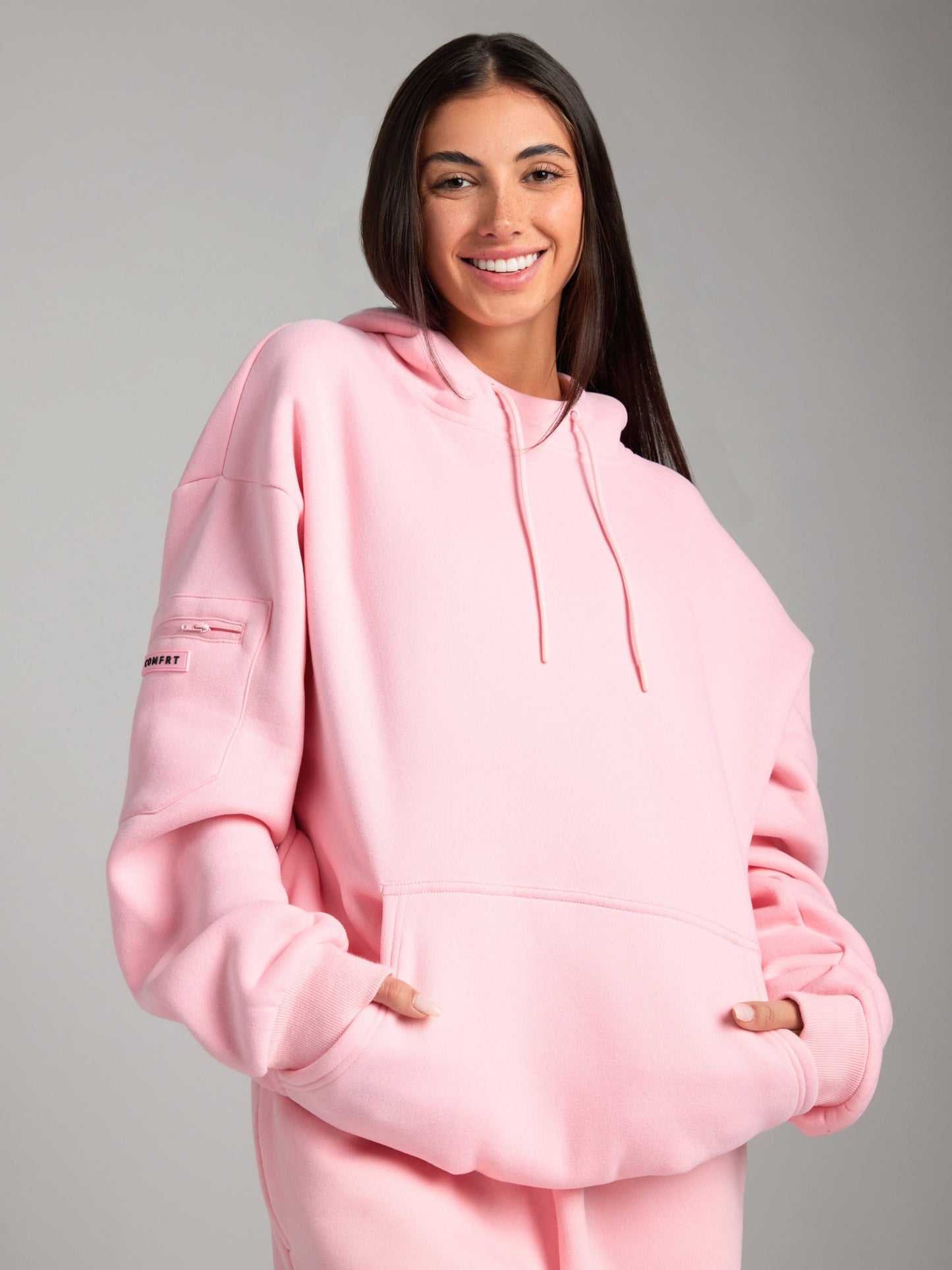 WW | Cozy travel hoodie with airplane mode graphic