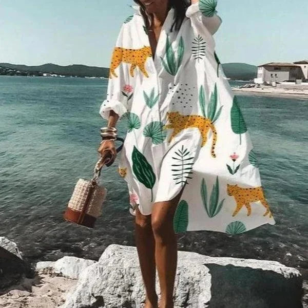 WW | Modisch Aufgepepptes Hemdkleid