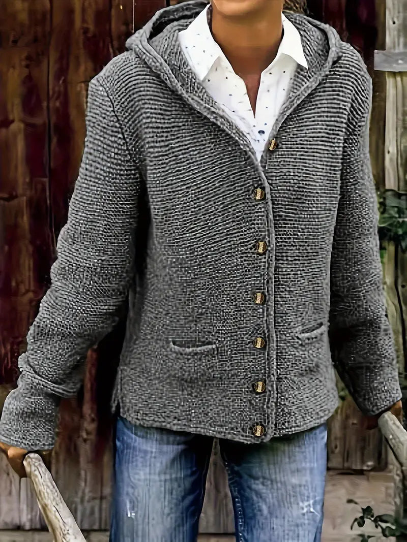 WW | Soft hooded cardigan