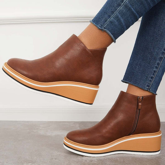 WW | Schicke Leder-Stiefeletten für den Alltagsstil