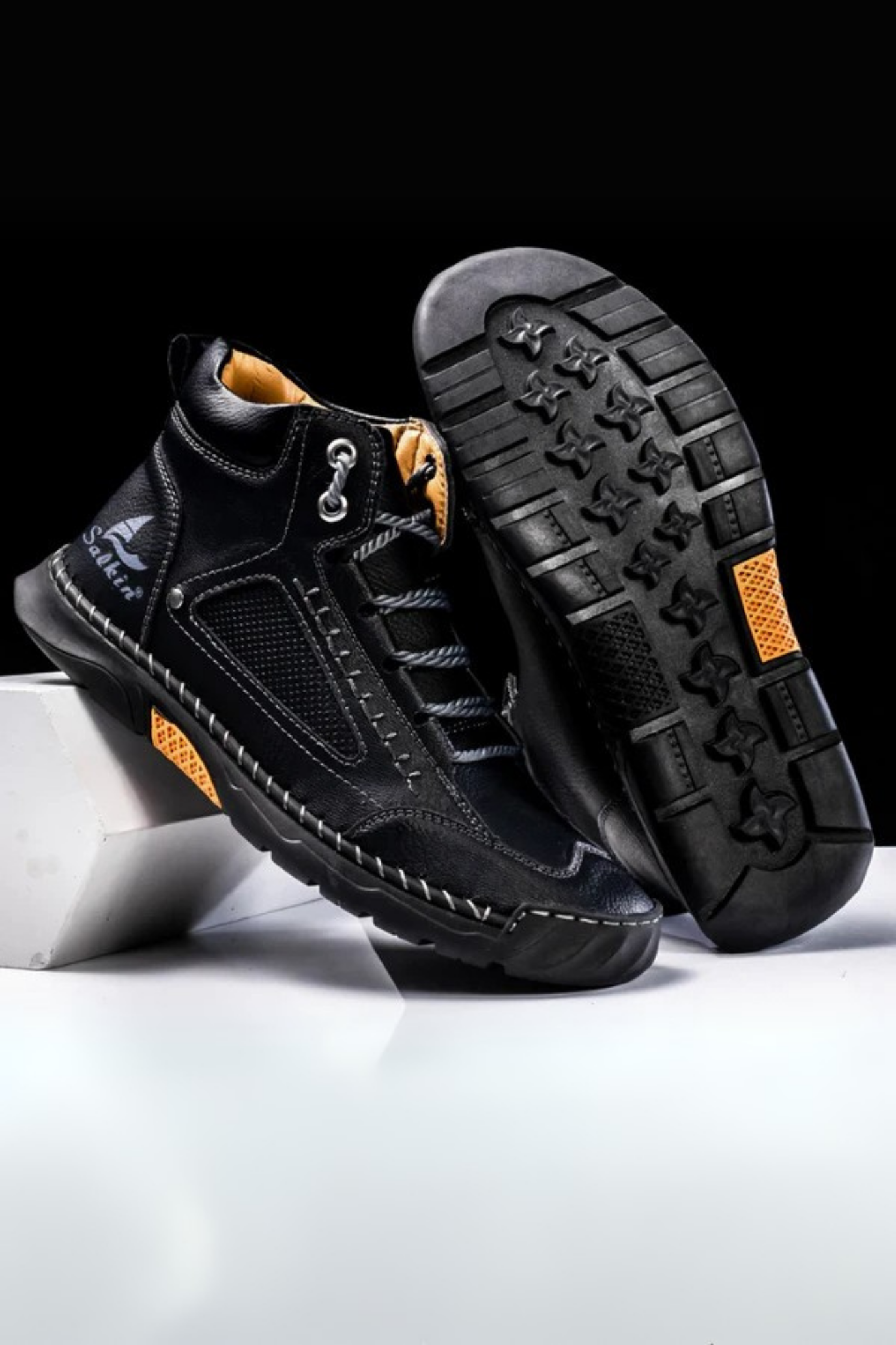 Moriarty | Leather High Top Shoes