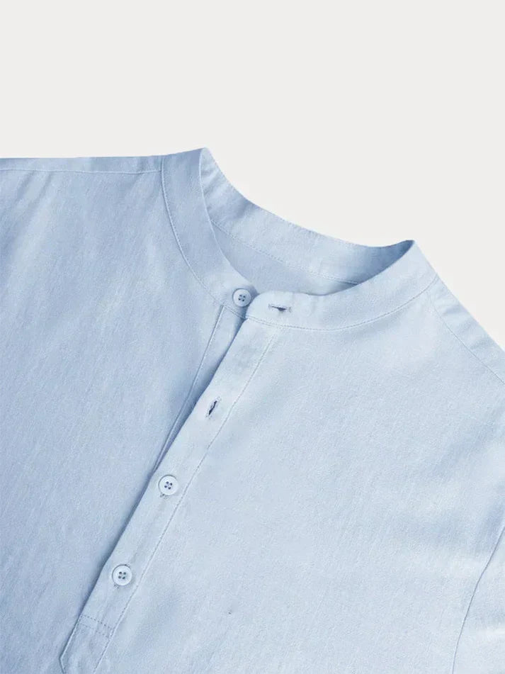 WW | Men's Long-Sleeve Linen and Cotton Shirt