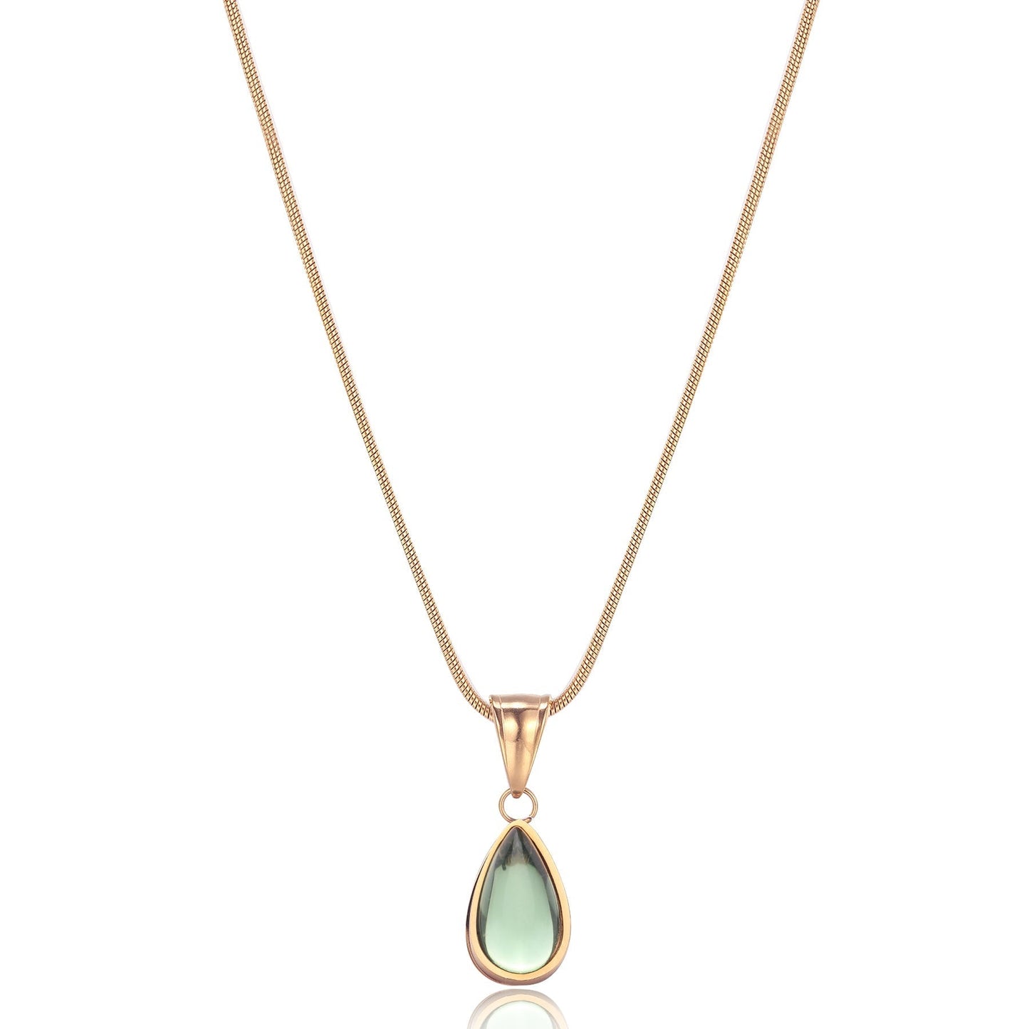 WW | Olive Halskette Natürliche Finesse Goldfarbig Metall