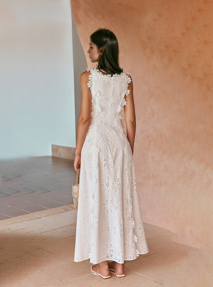 Greta™ | Elegant Cut-Out Dress