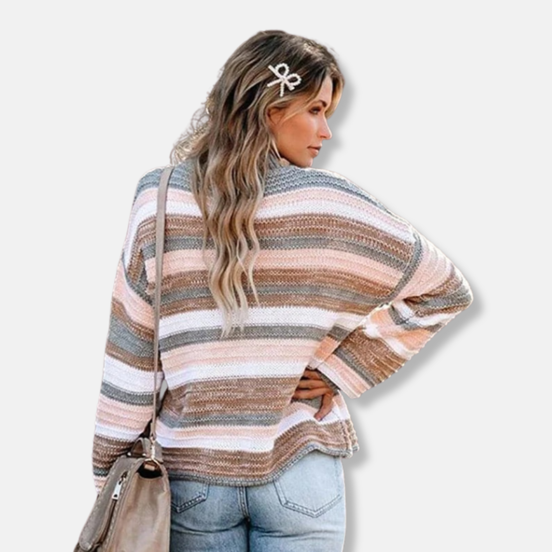 WW | Strickpullover - Weicher Strick - Oversize Fit - Rundhalsausschnitt - Lange Ärmel
