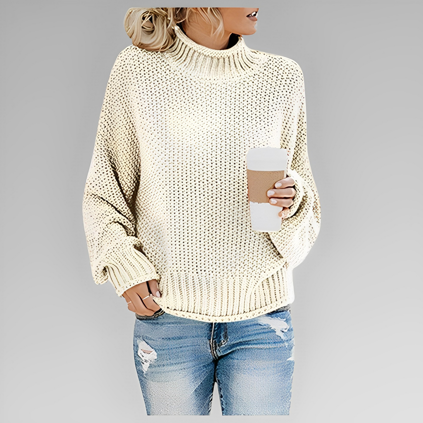 WW Einfacher Und Eleganter Pullover