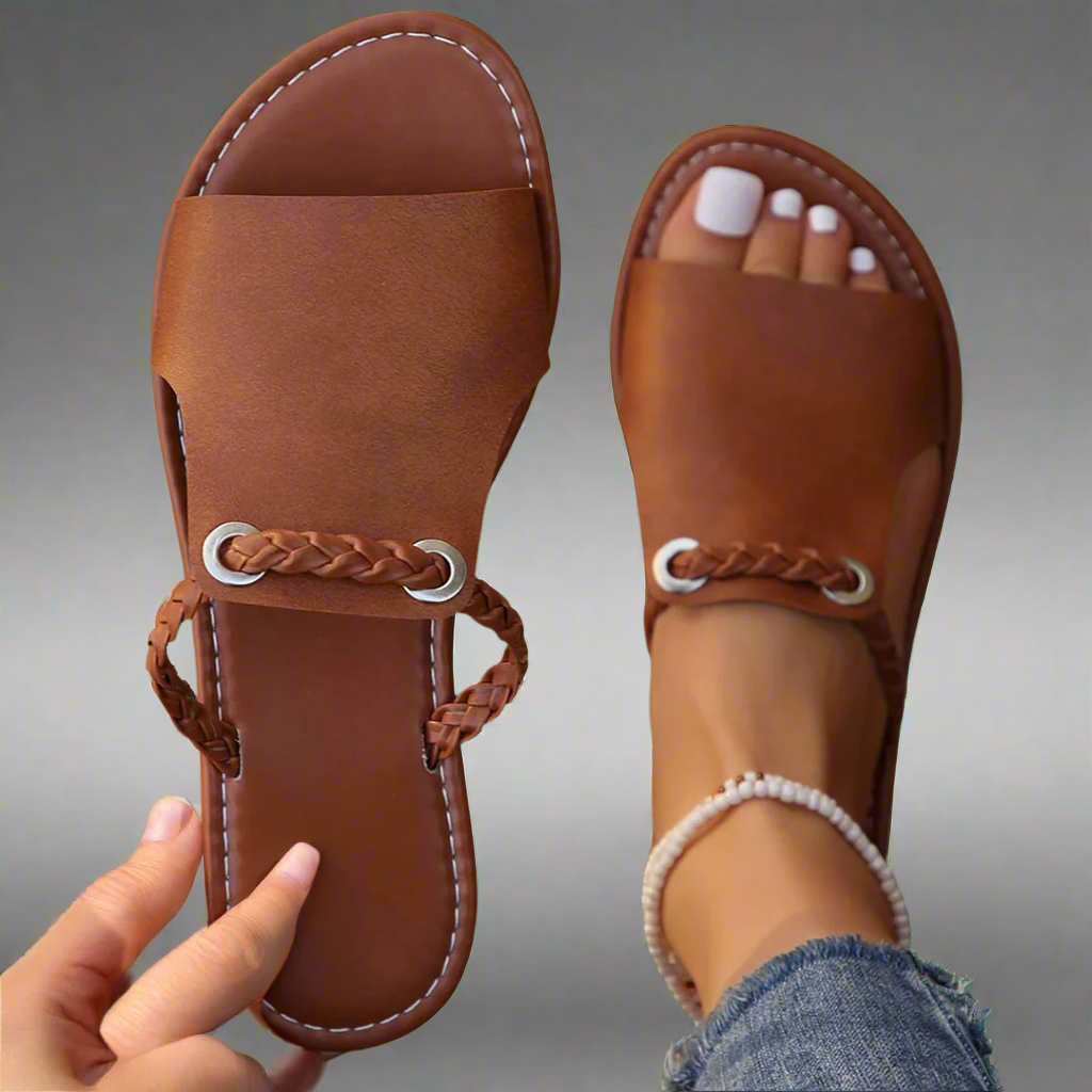 Zettergren™ | Handmade Flat Sandals Made from Premium Material