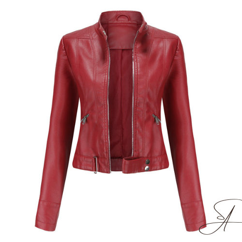WW | Lederjacke - Modernes Design mit Reißverschluss & Taschen - Bequeme Passform - Sydney
