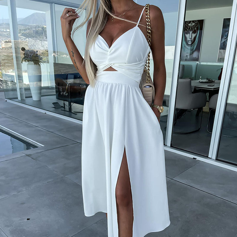 WW | Hohe Schlitze Cocktailkleid