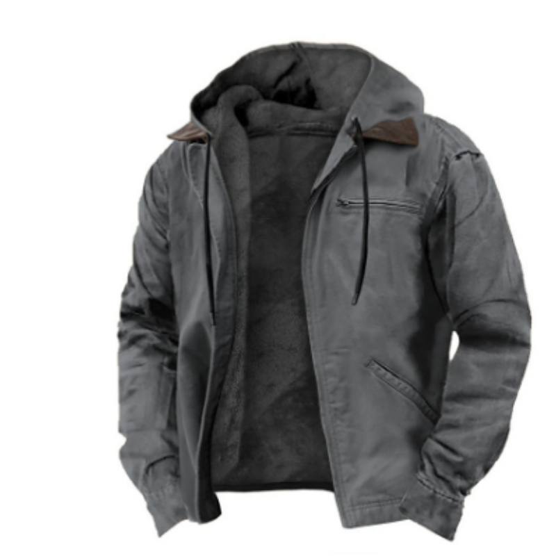 WW | Herren Kapuzen Freizeitjacke - Mit Reißverschluss