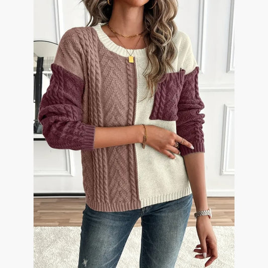 WW | Stilvolle Kabelstrick Pullover für Damen