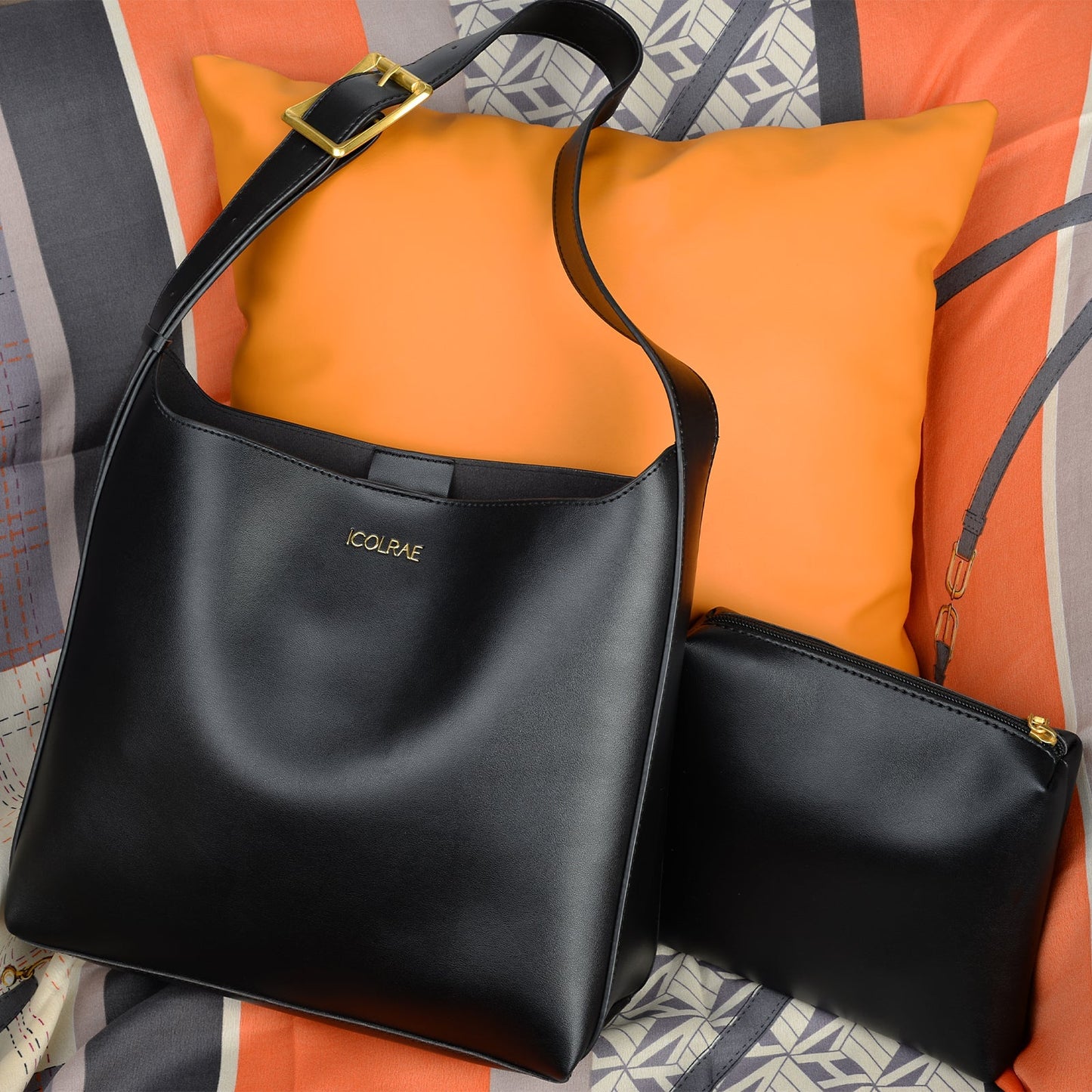 WW | Stylish Robust Brown Embossed Chest Bag