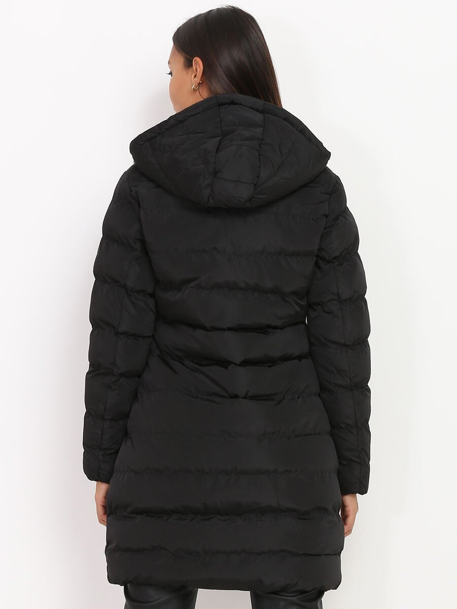WW | Kapuzen-Puffer-Jacke - Wasserabweisend - Polyesterfüllung - Winterkomfort