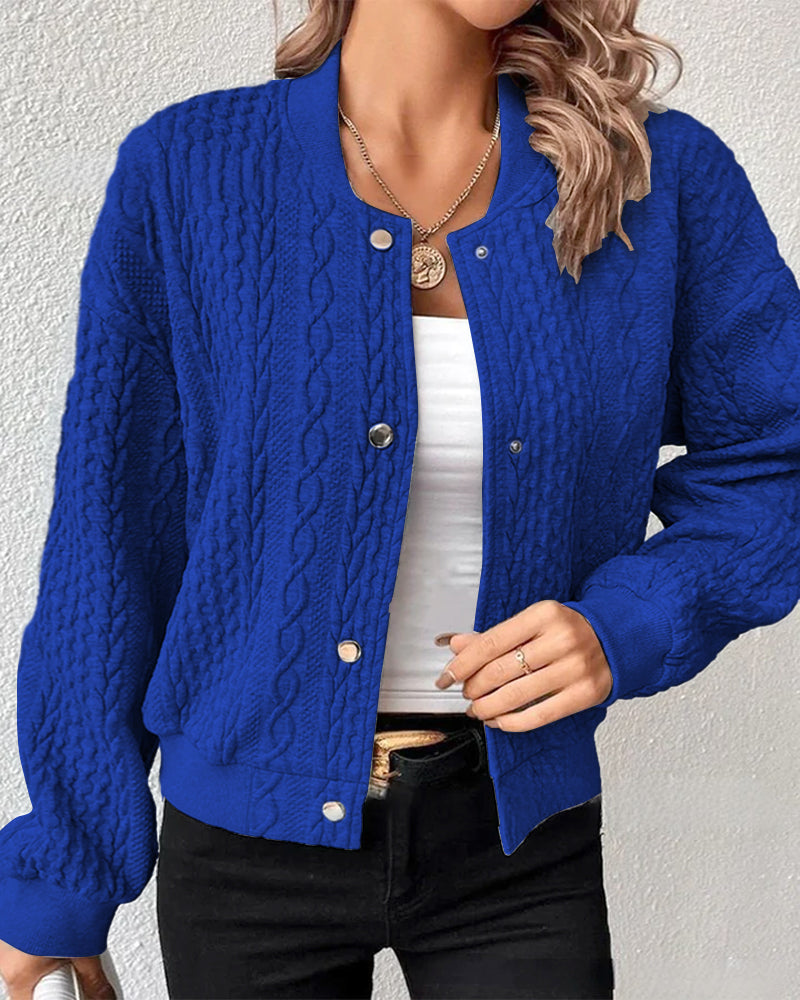 WW | Damen Strickjacke mit Knopfleiste