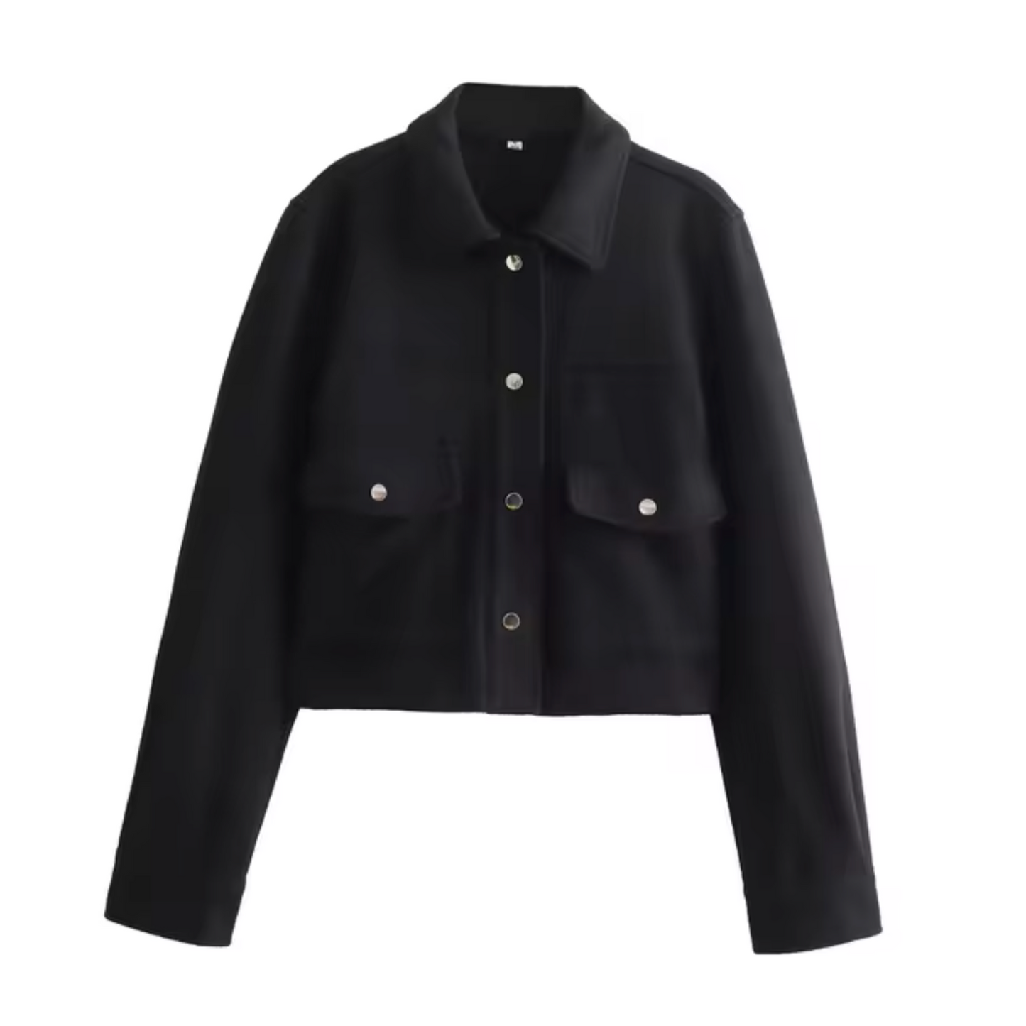WW | Coat with button placket and front pockets