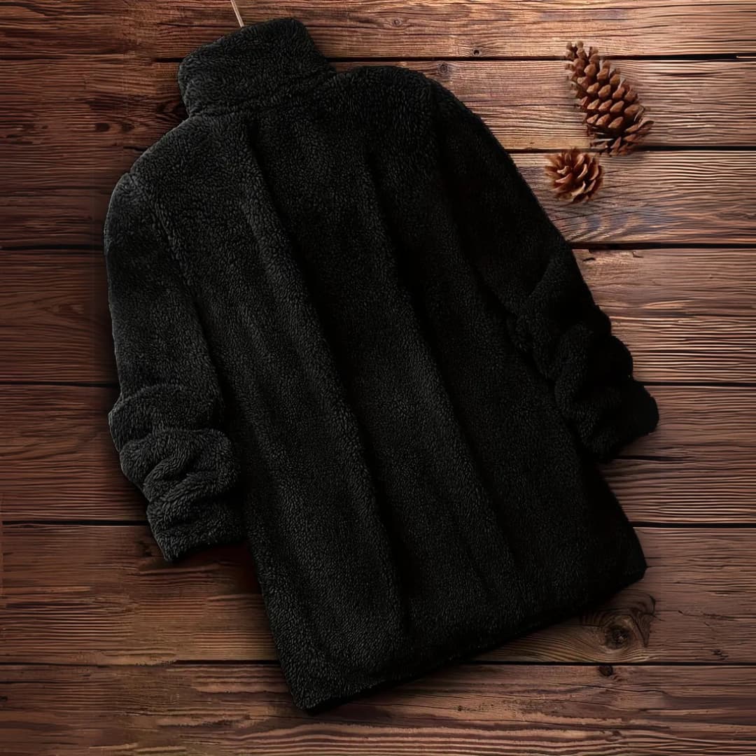 WW | Women's Teddy Zip-Up Pullover Casual Long Sleeve Winter Jacket