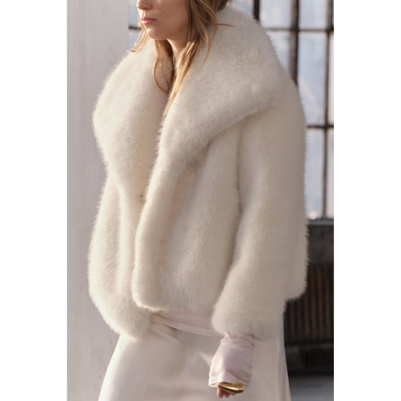 WW | Open Front Jacket with Wide Collar
