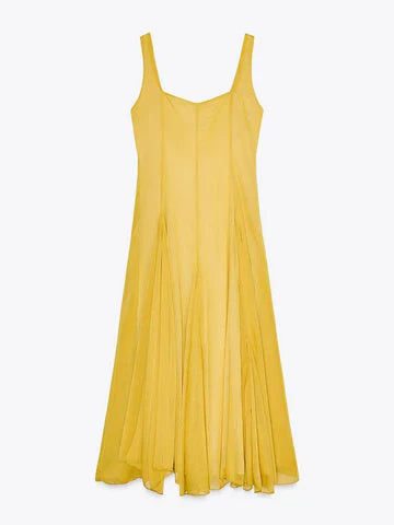 Isabella Evening Dress – Yellow