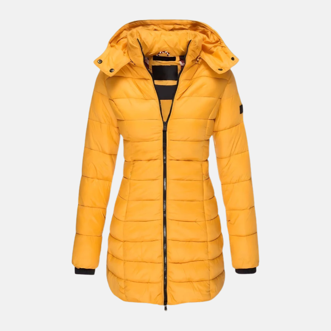 WW | Pufferjacke Slim Fit Gepolstert und Isoliert mit Kapuze und Gerippten Bündchen