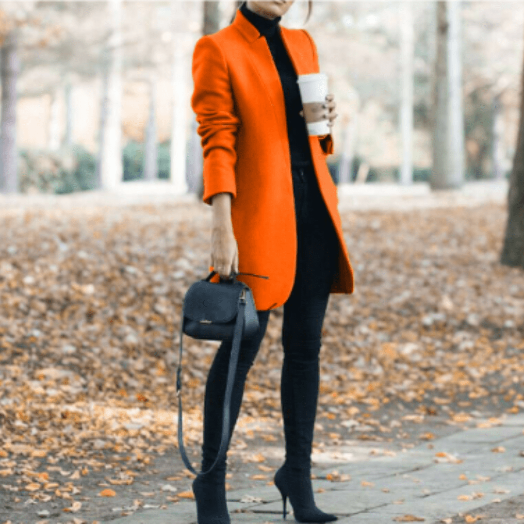 WW | Longline Coat - Open Front - Tailored Silhouette