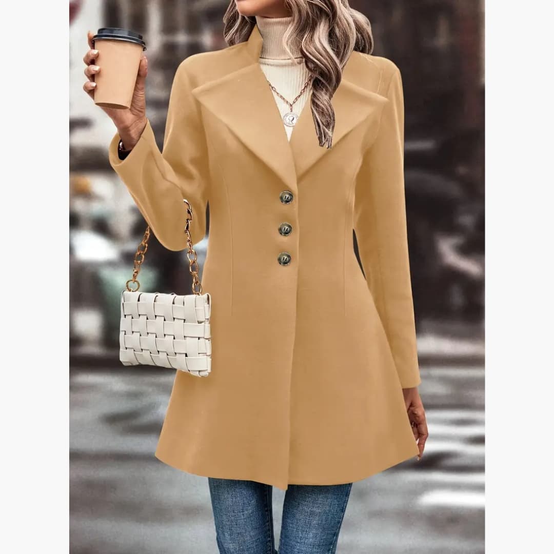 WW | Elegant Lapel Winter Coat for Women