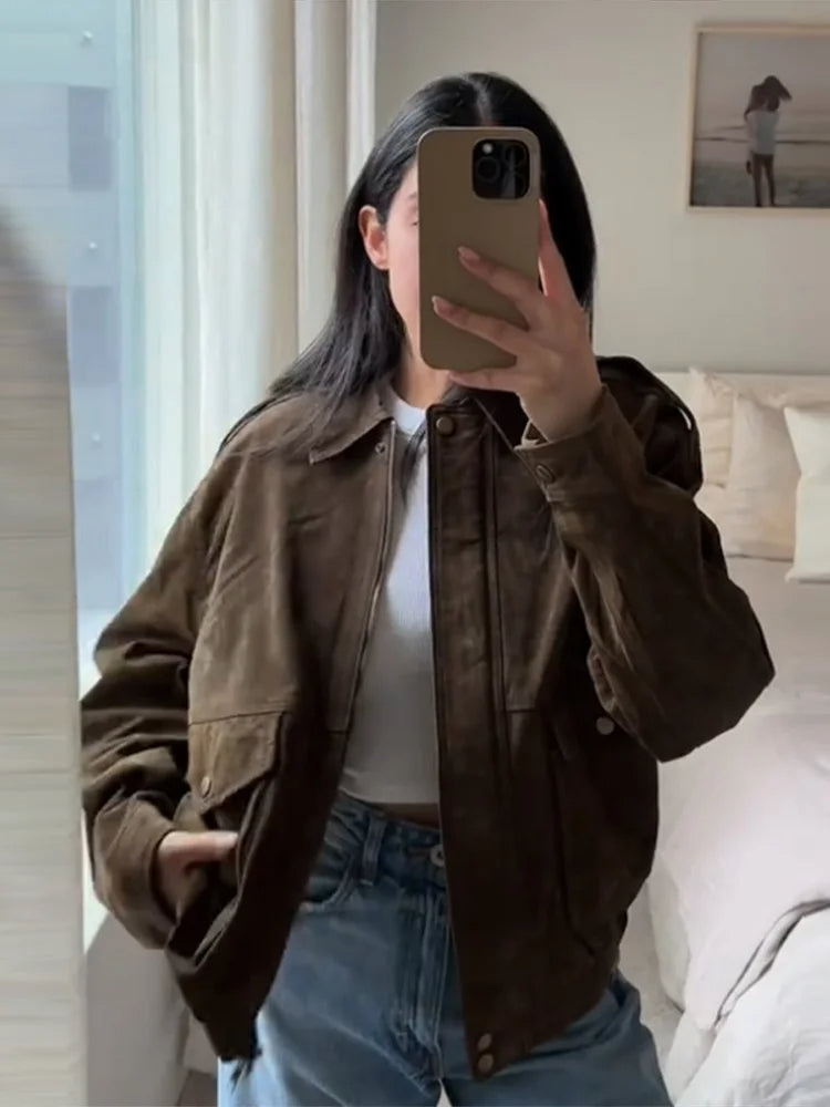 WW | Jacke mit Reißverschluss und Reverskragen