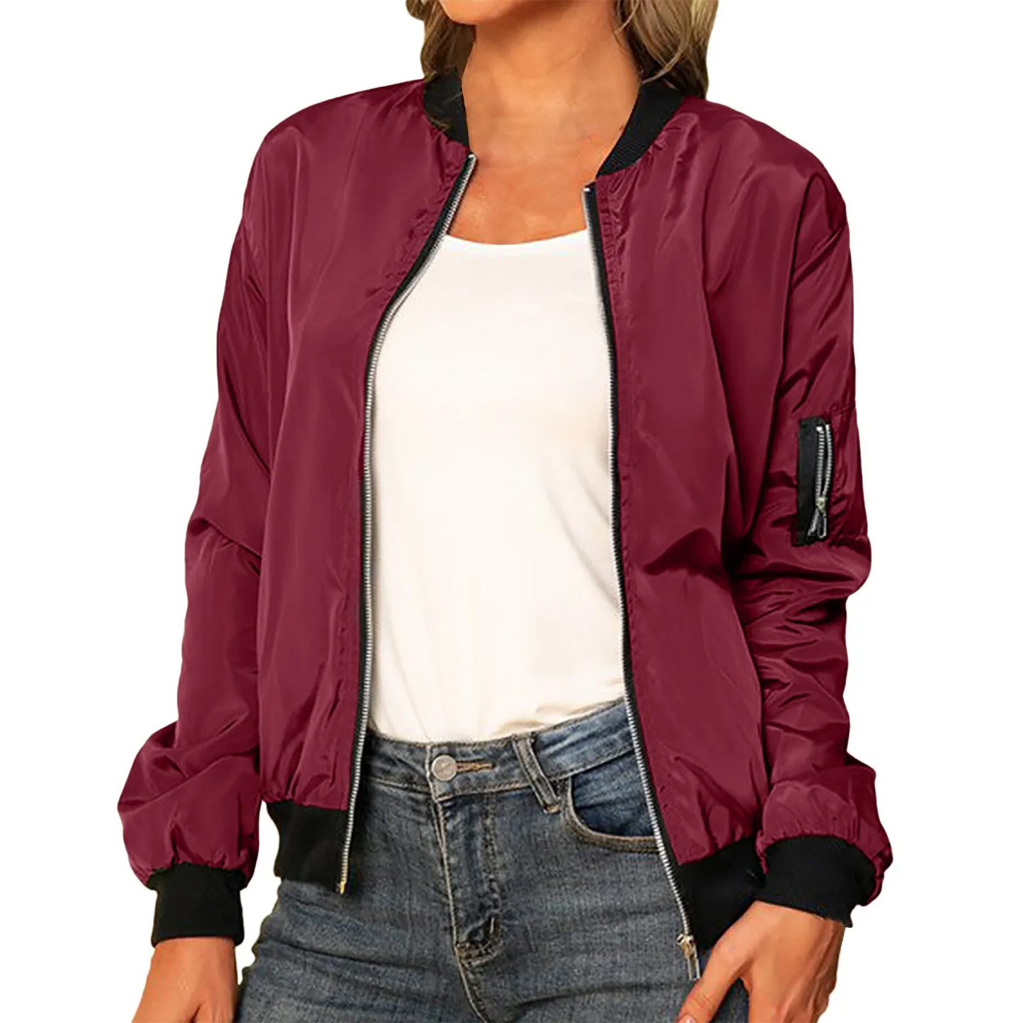 WW | Classic Casual Bomber Jacket Women