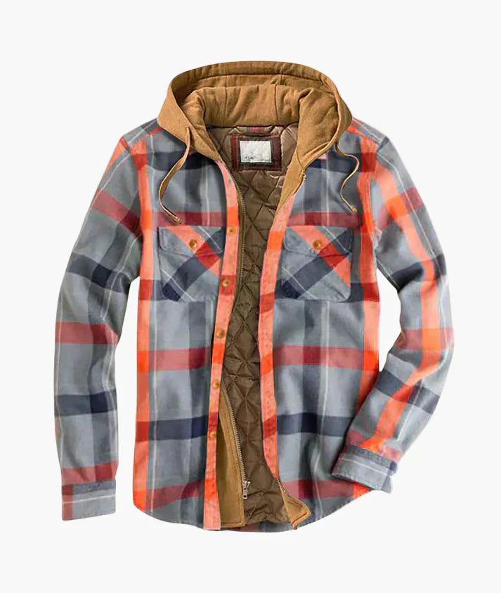 WW | Flannel Plaid Hooded Jacket - Urban Casual Style for Autumn & Winter