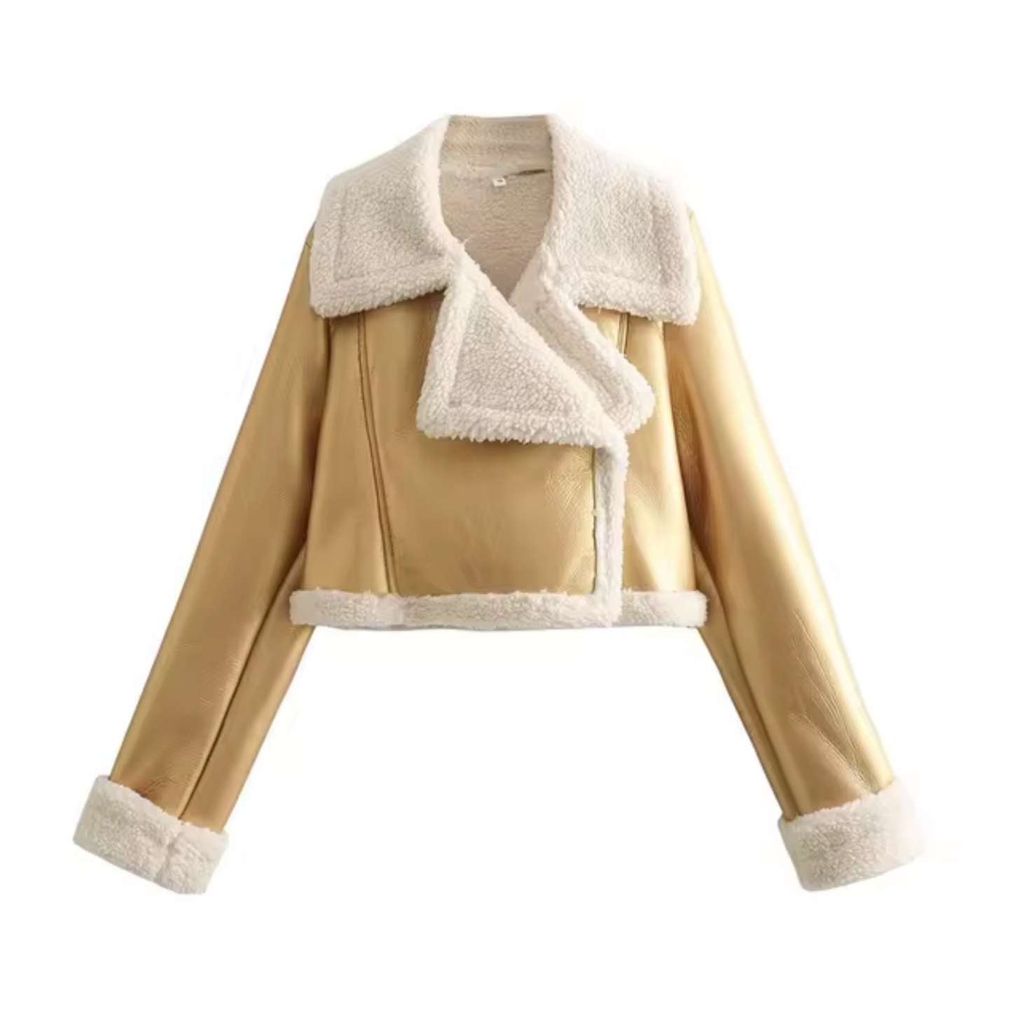 WW | Short Faux Leather Jacket