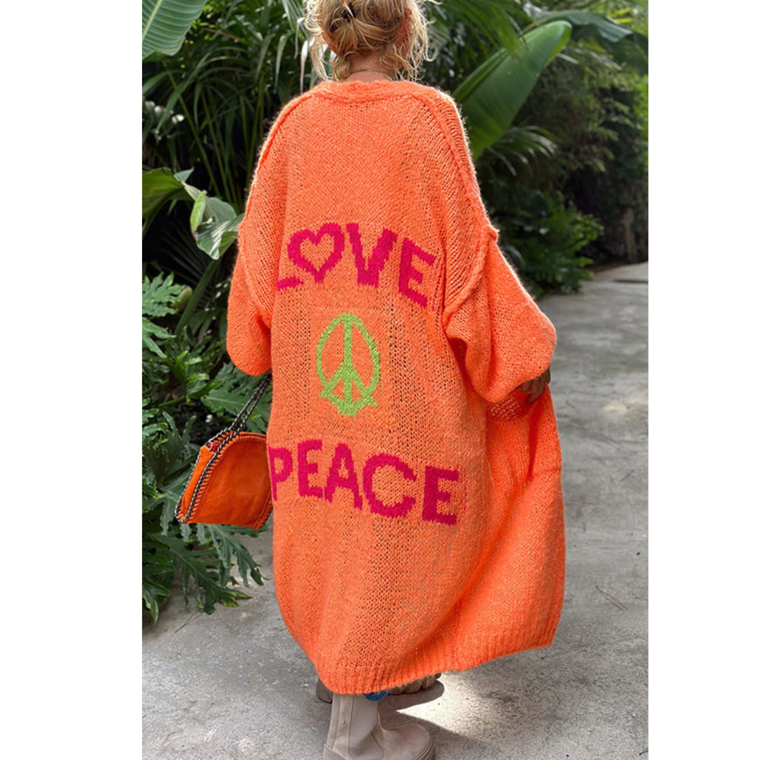 WW | Stylish peace cardigan