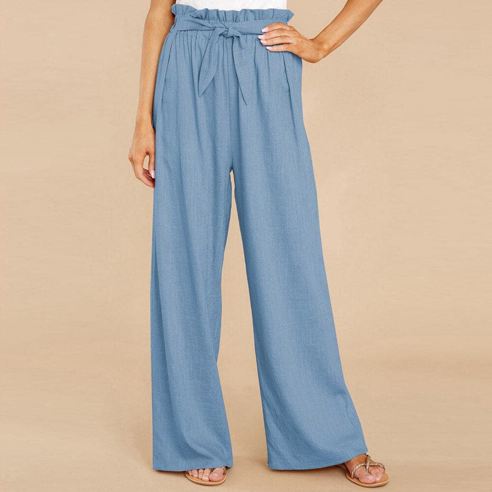 WW | Soft, Wide-Leg Trousers with Belt