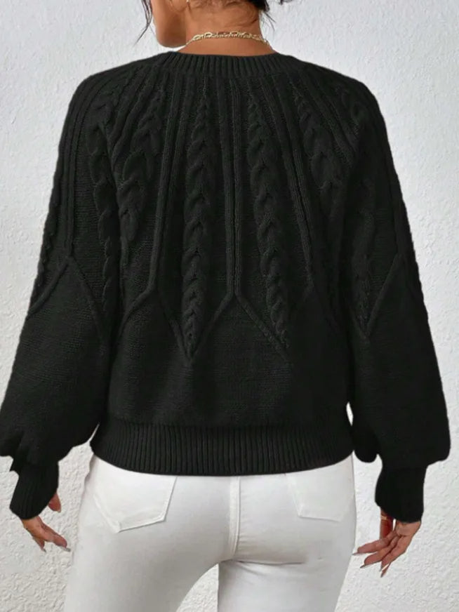 WW | Kabelstrickpullover