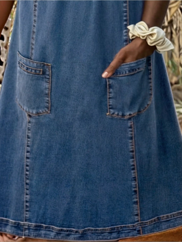 Sofia soft denim dress