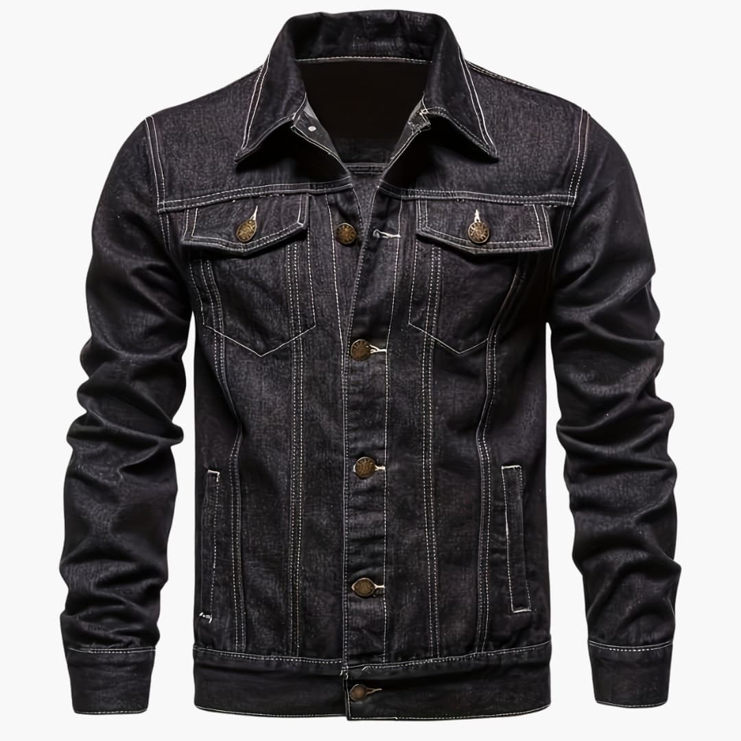 WW | Men's Slim-Fit Casual Denim Jacket