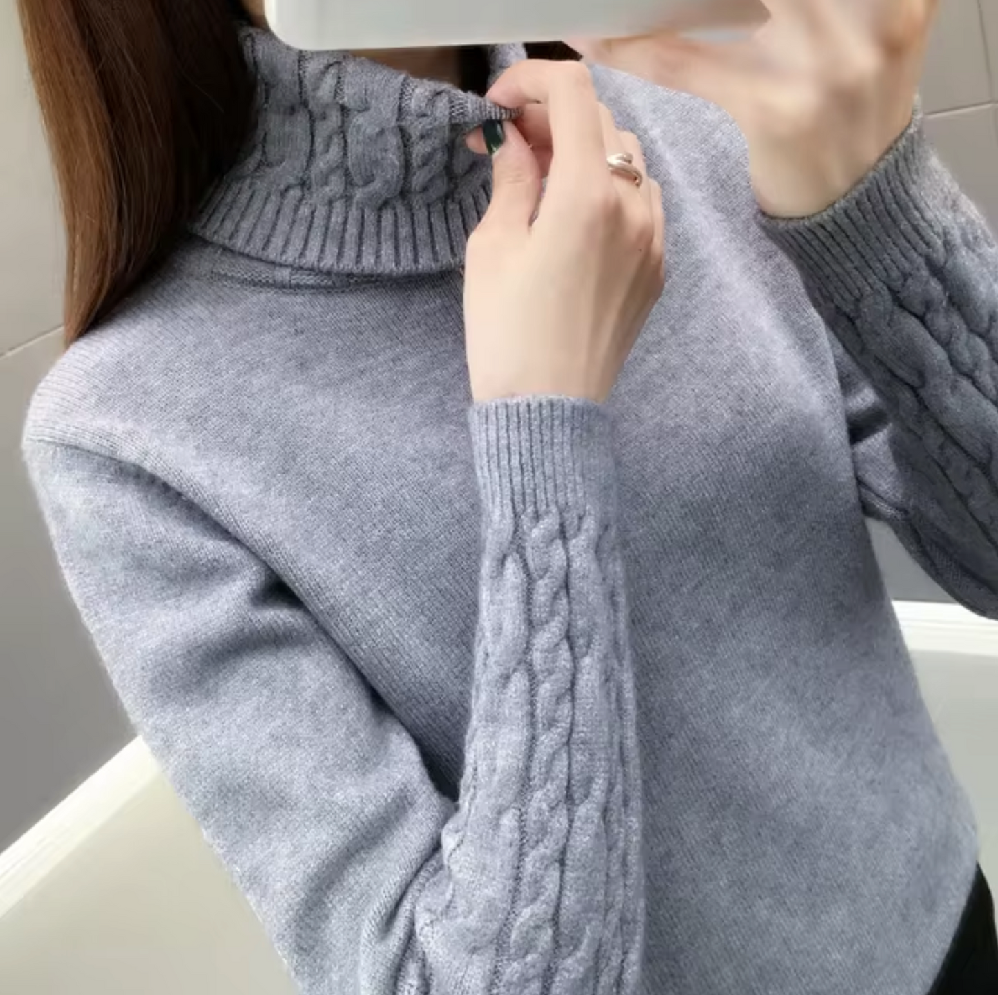 WW | Rollkragenpullover aus Wolle