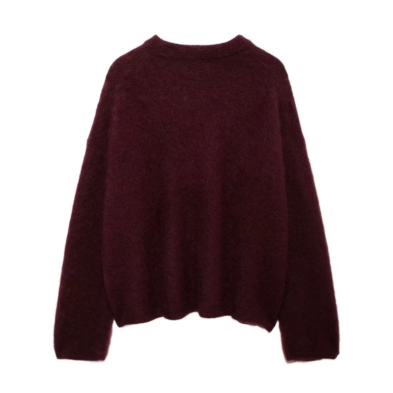 WW | Solid Crew Neck Sweater