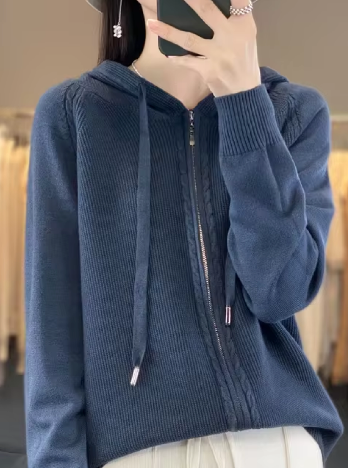 WW | Cardigan with hood