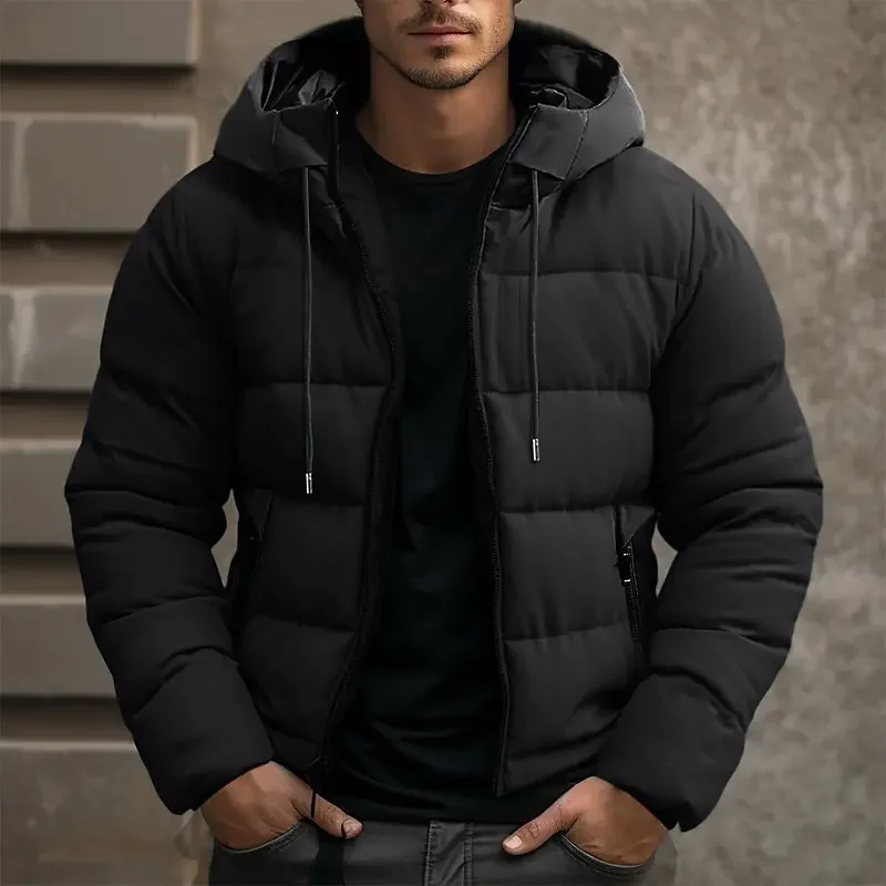 WW | Puffer Jacke mit Kapuze und Reißverschlusstaschen - Winterjacke
