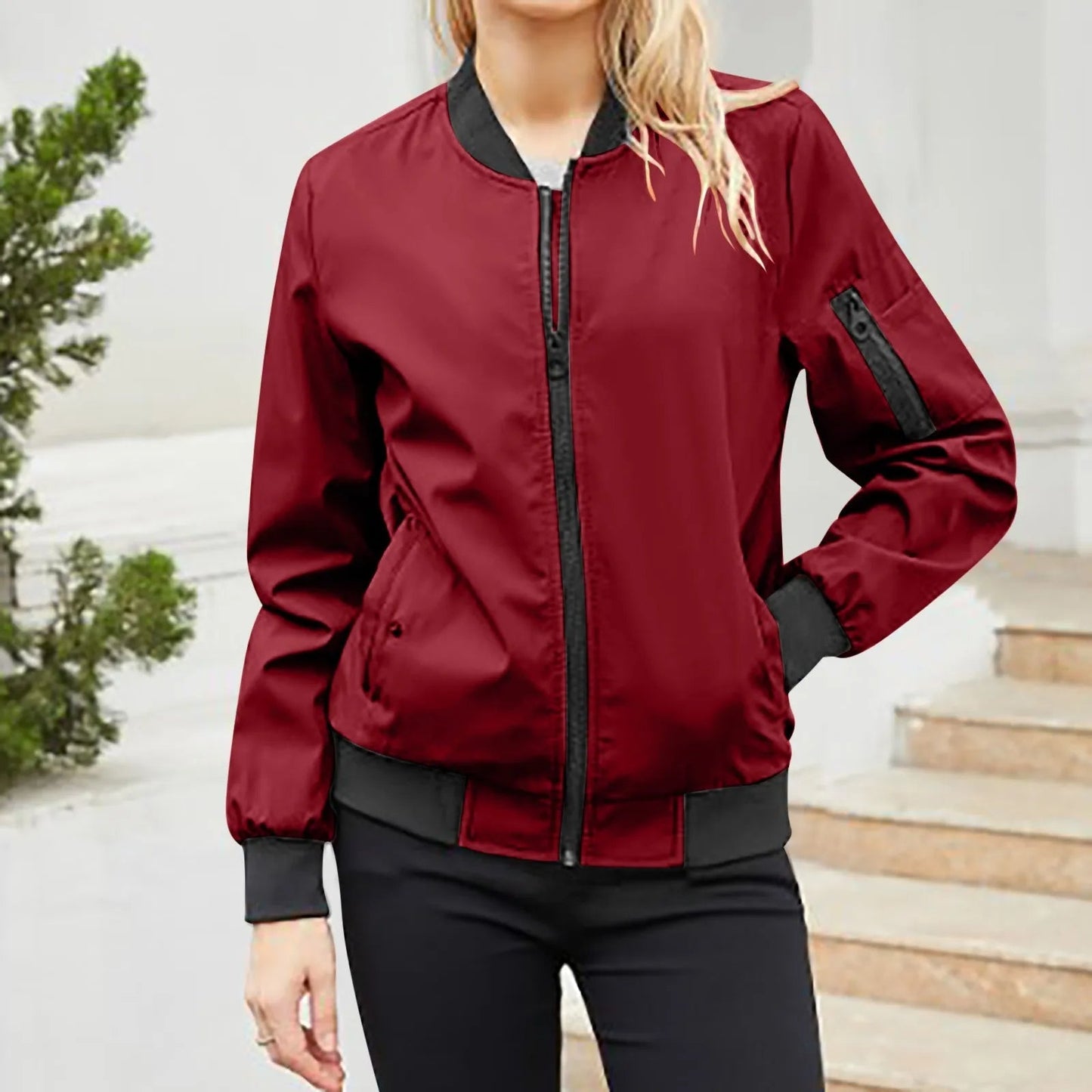 WW | Windbreaker with Hood and Streetwear Look